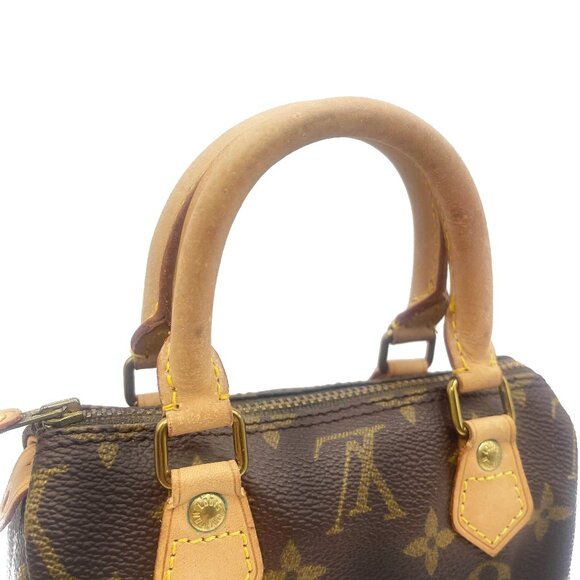 Authentic Louis Vuitton Monogram Mini Sac HL Speedy Nano Bag Vintage Purse Y2K - Picture 8 of 12